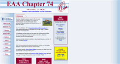 Desktop Screenshot of eaa74.org